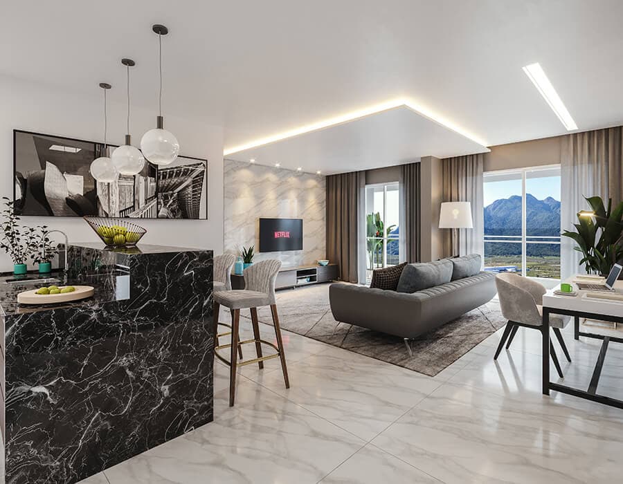 Ambiente social integrado do Next Residence