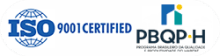 Certificações ISO 9001 e PBQP-H