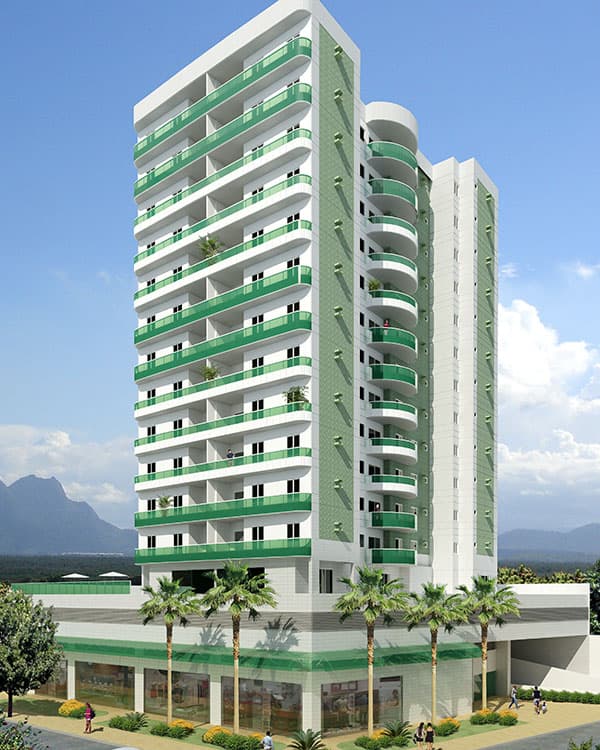 Fachada do Green Residence